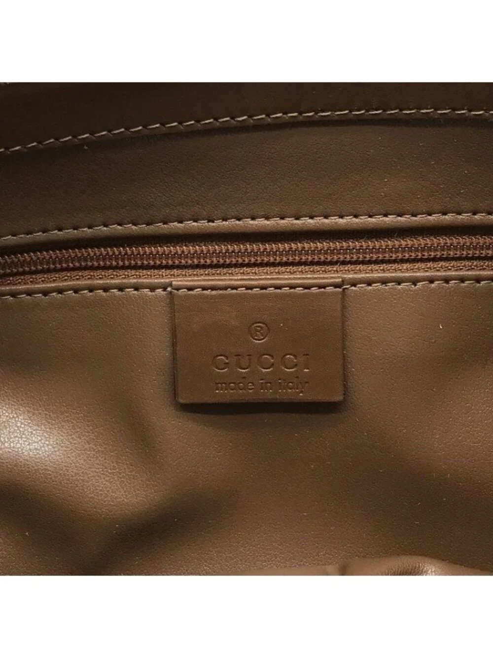 Gucci Interlocking G Sherry Line Obdia Canvas Leather Shoulder Bag Crossbody